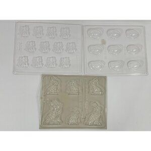 Easter Candy Chocolate Sweets Molds Set For Bunnies Rabbits & Eggs ILA Apollo